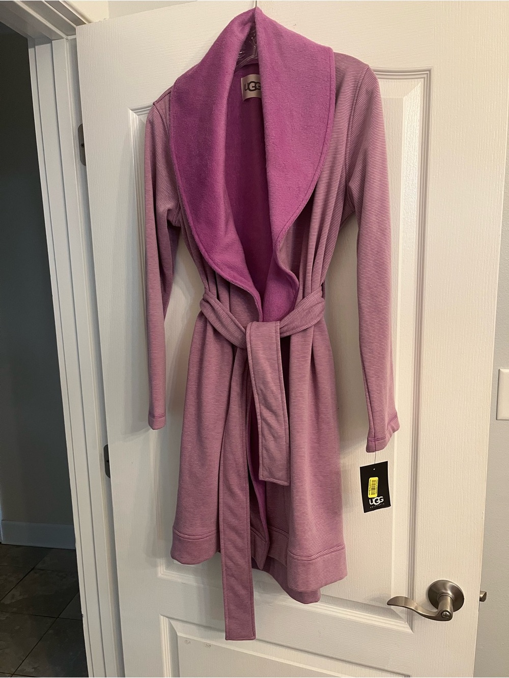 UGG Women's Shawl Collar Robe in Lavender Pink